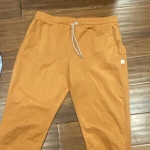 Vuori Warm orange jogger pants